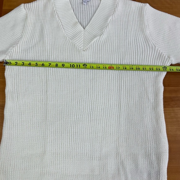 Topshop NWOT oversized knit Vneck mini sweater dress medium 8-10 - Picture 8 of 11